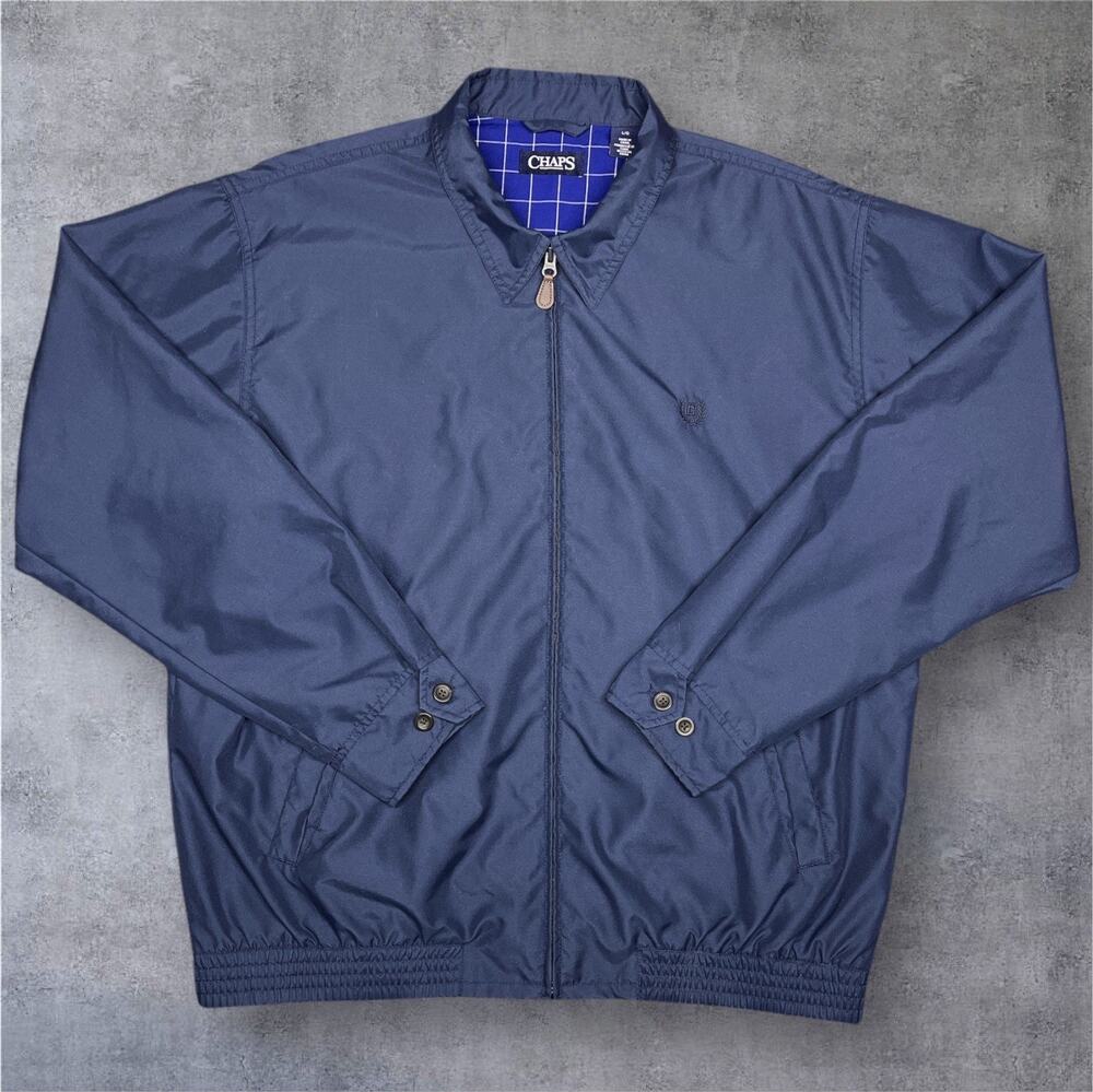 CHAPS Men’s Navy lightweight Zip up Jacket L
